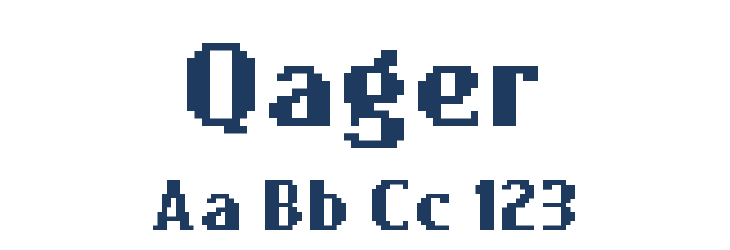 Qager Font Preview