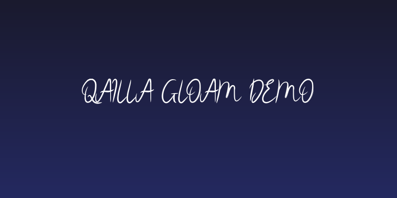 Qailla Gloam Demo Social Header