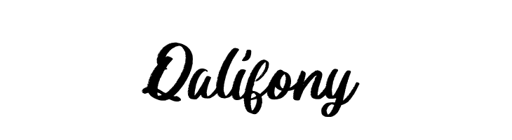 Qalifony  Frei Schriftart Herunterladen