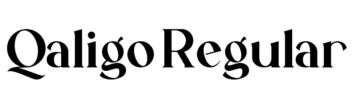Qaligo-Regular  Fuentes Gratis Descargar