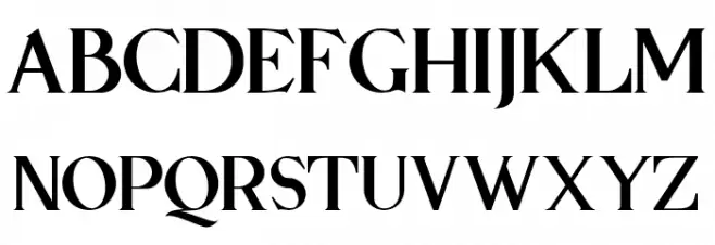 Qaligo-Regular Font Litere mari