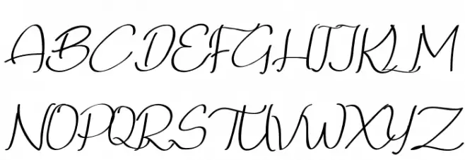 Qalin Demo Handwritting Font Litere mari