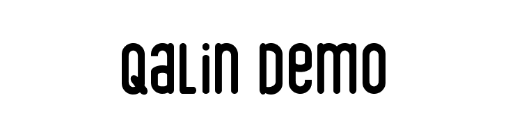 Qalin Demo  नि: शुल्क फ़ॉन्ट्स डाउनलोड