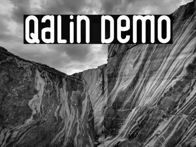 Qalin Demo Font examples
