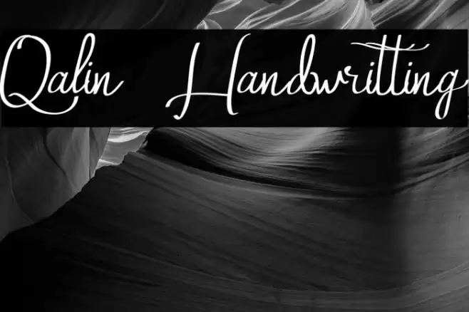 Qalin Handwritting Font examples