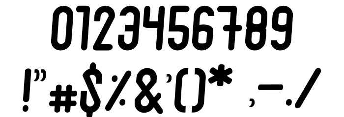Qalin Italic Font OTHER CHARS