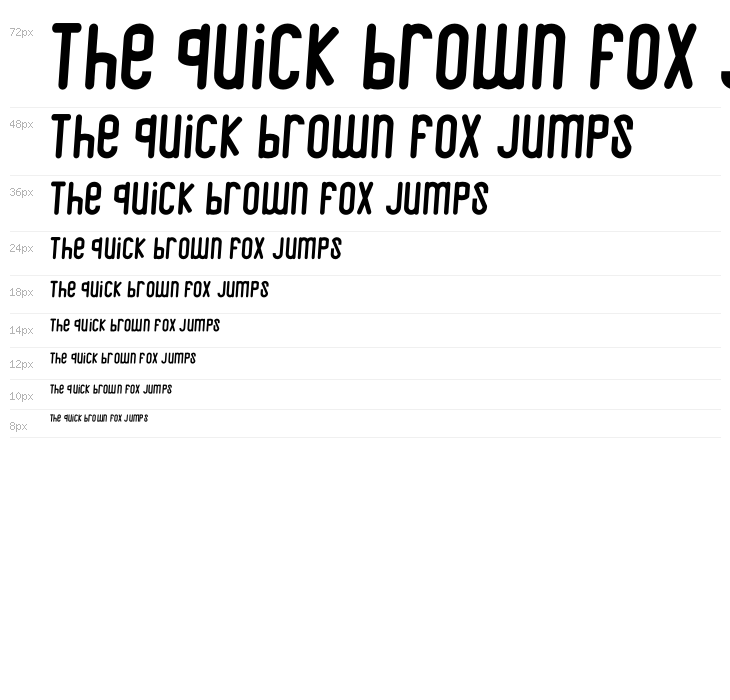 Qalin Italic Waterfall