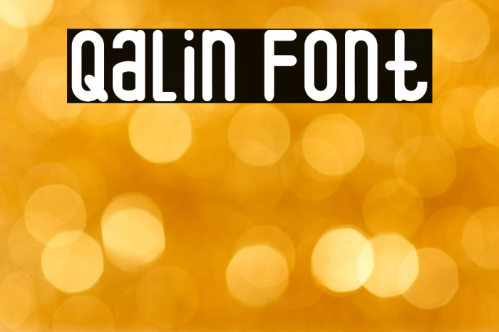 Qalin Font examples