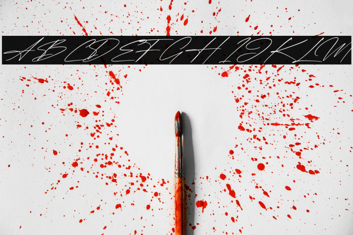 Qalisha Signature Script Italic Example 1