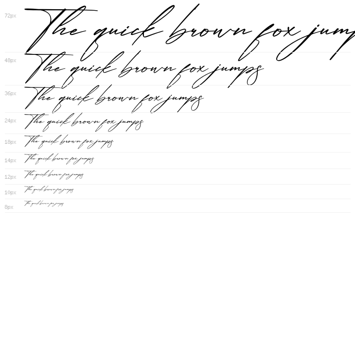 Qalisha Signature Script Waterfall