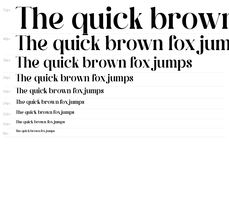 Qalisha Signature Serif Waterfall