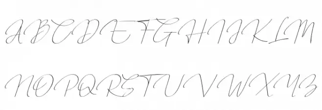 Qalistha Шрифта ВЕРХНИЙ