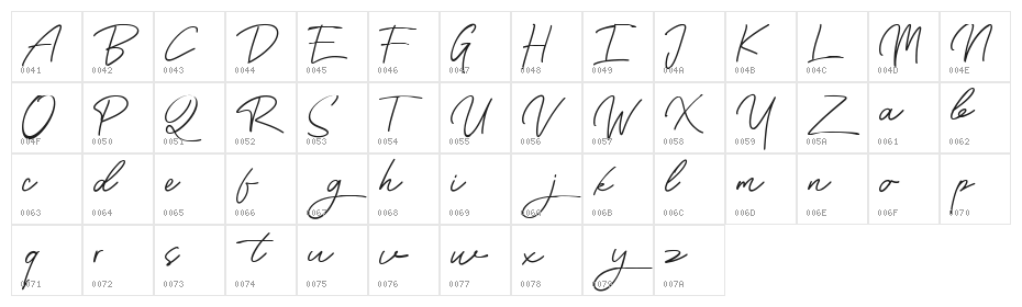Qallani Free Normal Character Map