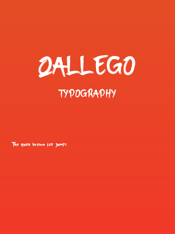 Qallego Poster