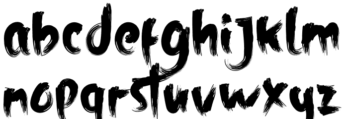 Qallego Font LOWERCASE