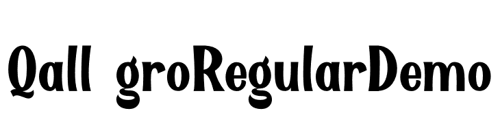 Qallégro Regular Demo  免费字体下载
