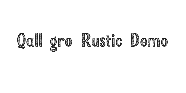 Qallégro Rustic Demo Logo