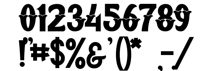 Qallégro Vintage Demo Font OTHER CHARS