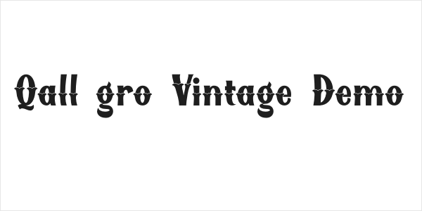 Qallégro Vintage Demo Logo