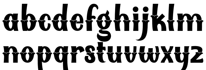Qallégro Vintage Demo Font LOWERCASE
