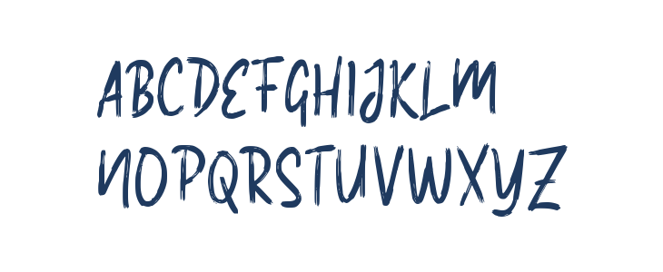 Qallone Script Uppercase