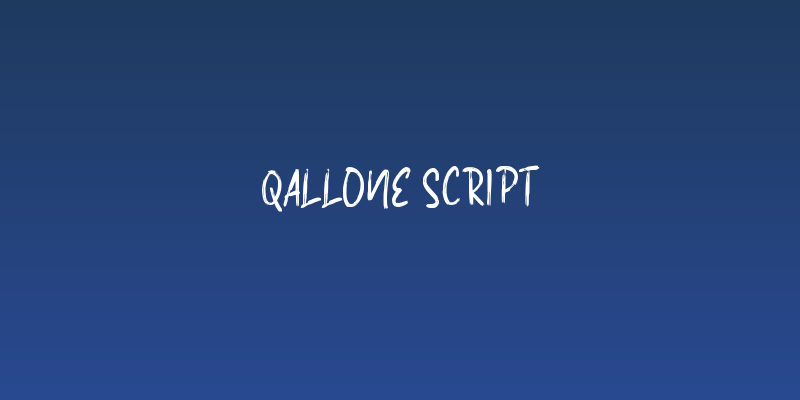 Qallone Script Social Header