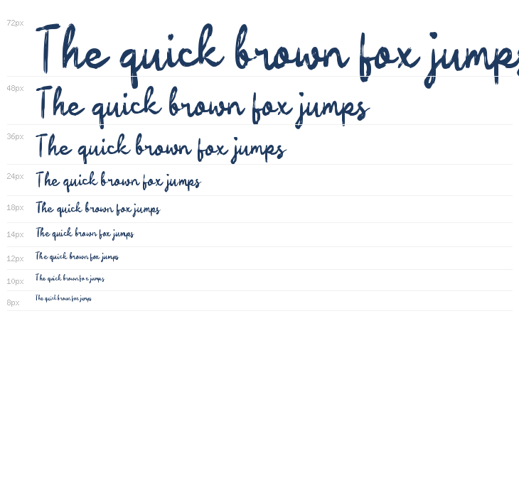 Qallone Script Waterfall