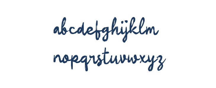 Qallone Script Lowercase