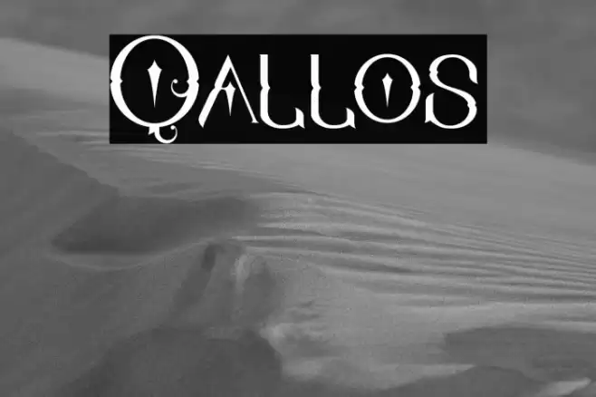 Qallos Font examples