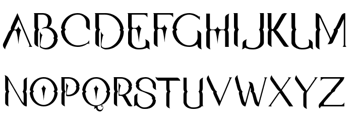 Qallos Font LOWERCASE