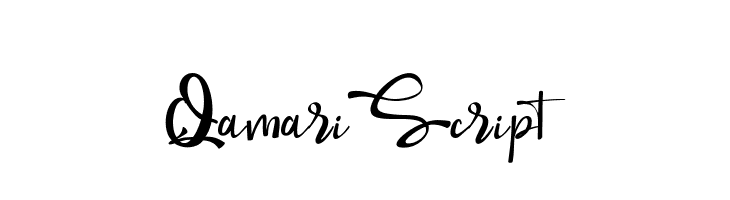 QamariScript  font caratteri gratis