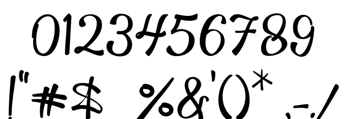 QamariScript Font OTHER CHARS