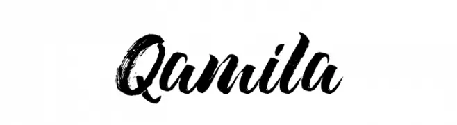 Qamila  Frei Schriftart Herunterladen