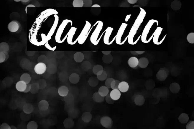 Qamila Font examples
