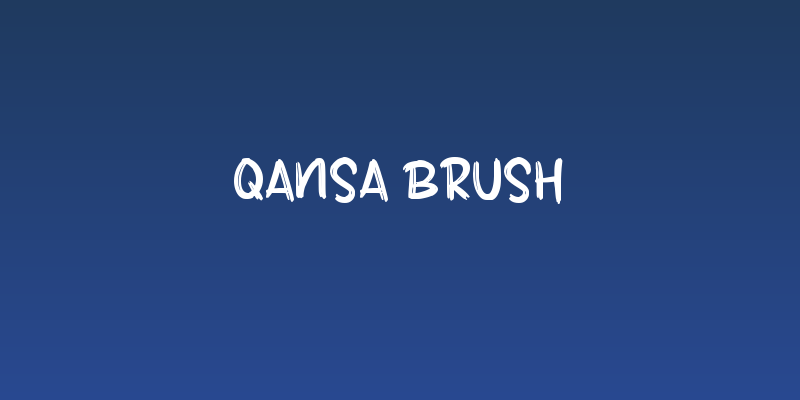 Qansa Brush Social Header