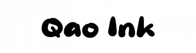 Qao Ink  font caratteri gratis