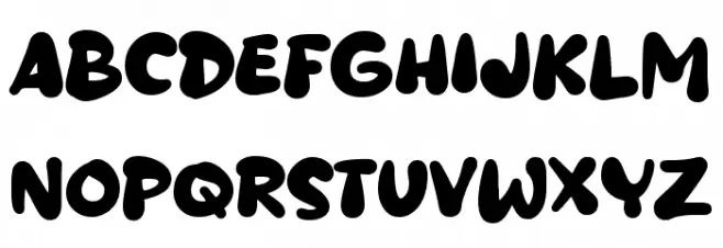 Qao Ink फ़ॉन्ट अपरकेस