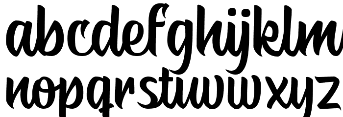 Qaphiten Font LOWERCASE