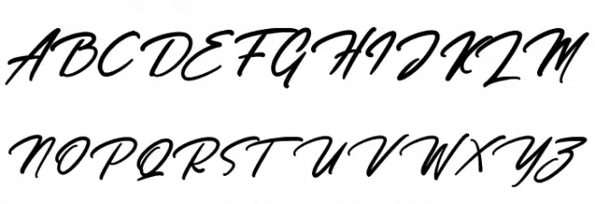 Qarafillag Font UPPERCASE