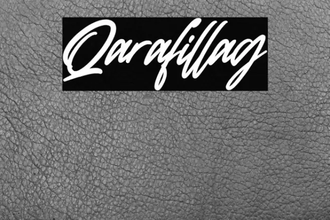 Qarafillag Font examples