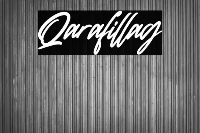 Qarafillag Font examples