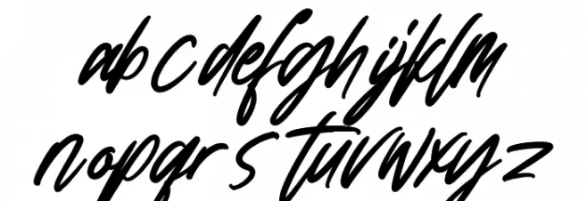 Qarafillag Font LOWERCASE