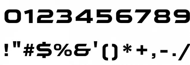 Qaranta Bold Font OTHER CHARS