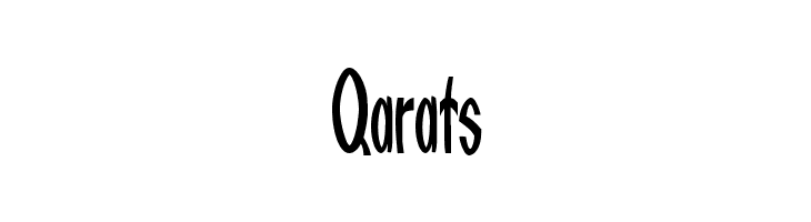 Qarats Шрифта