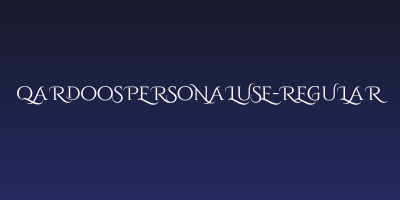 QardoosPersonalUse-Regular Social Header