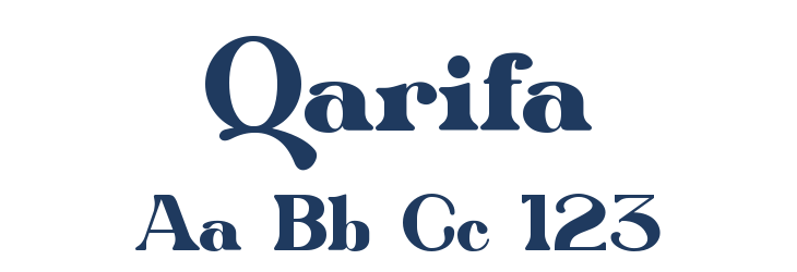 Qarifa Font Preview