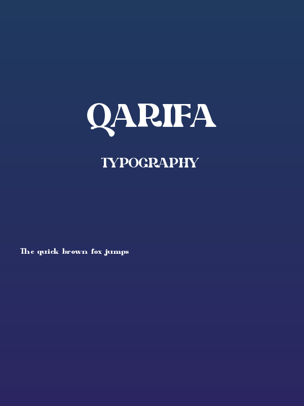 Qarifa Poster