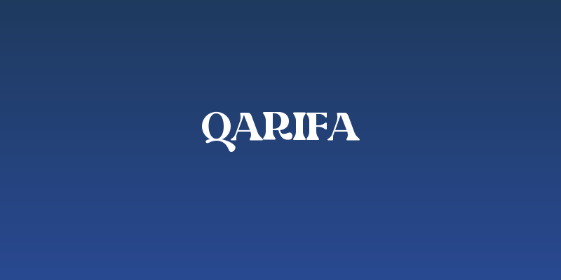Qarifa Social Header