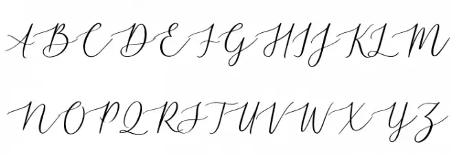 Qarllottey Font UPPERCASE