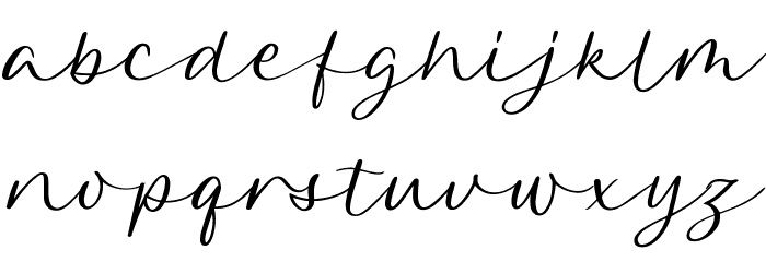 Qarllottey Font LOWERCASE